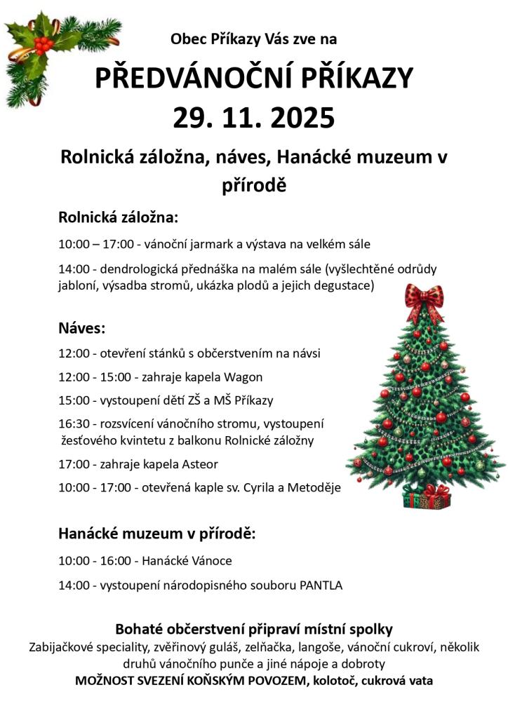 Předvánoční Příkazy