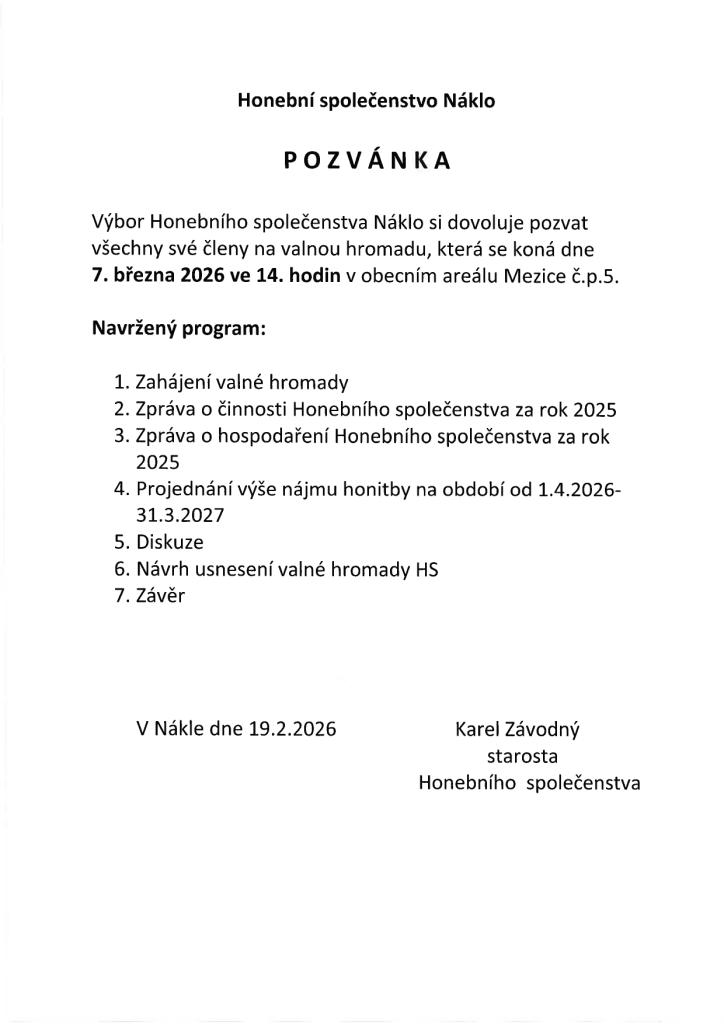 Pozvánka